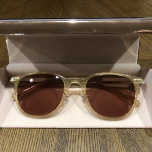 Brand New-Garrett Leight - Beach 49 Blonde Silver